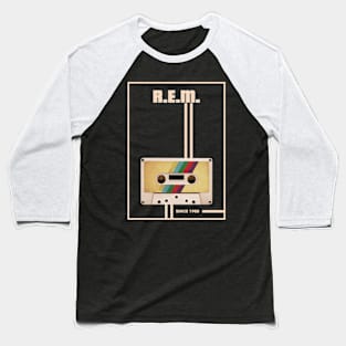 R.E.M. Music Retro Cassette Tape Baseball T-Shirt